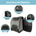 Mr. Peanut's Malibu Series Backpack Pet Carrier Stroller With Detachable Wheelbase Multiple Entrances