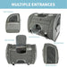 Mr. Peanut's Monterey Series Convertible Backpack Airline Capable Pet Carrier Multiple Entrances