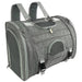 Mr. Peanut's Monterey Series Convertible Backpack Airline Capable Pet Carrier Platinum Grey
