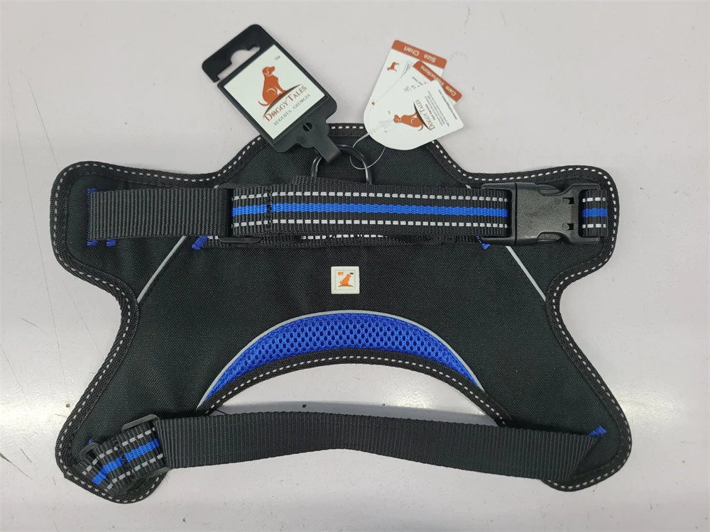 My Doggy Tales Patented Hart Harness Navy Blue