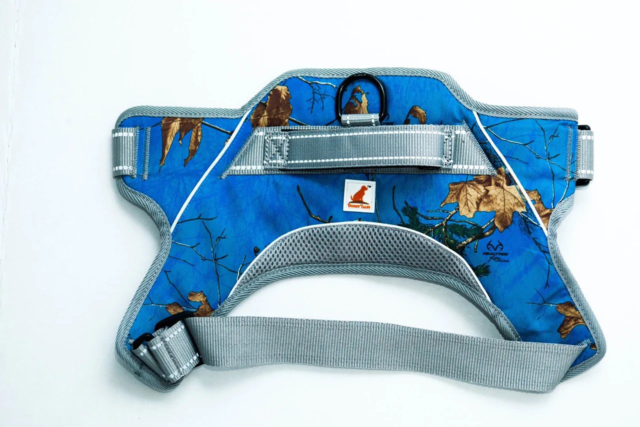 My Doggy Tales Patented Realtree®Hart Harness Surf Blue