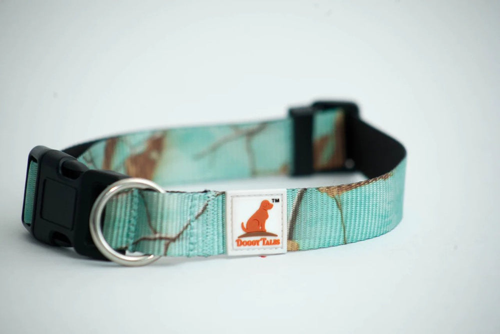 My Doggy Tales Realtree® Adjustable Dog Collar Sea Glass