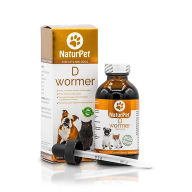 NaturPet D Wormer - All Natural Deworming for Cats and Dogs Actual