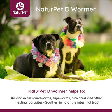 NaturPet D Wormer - All Natural Deworming for Cats and Dogs Benefits