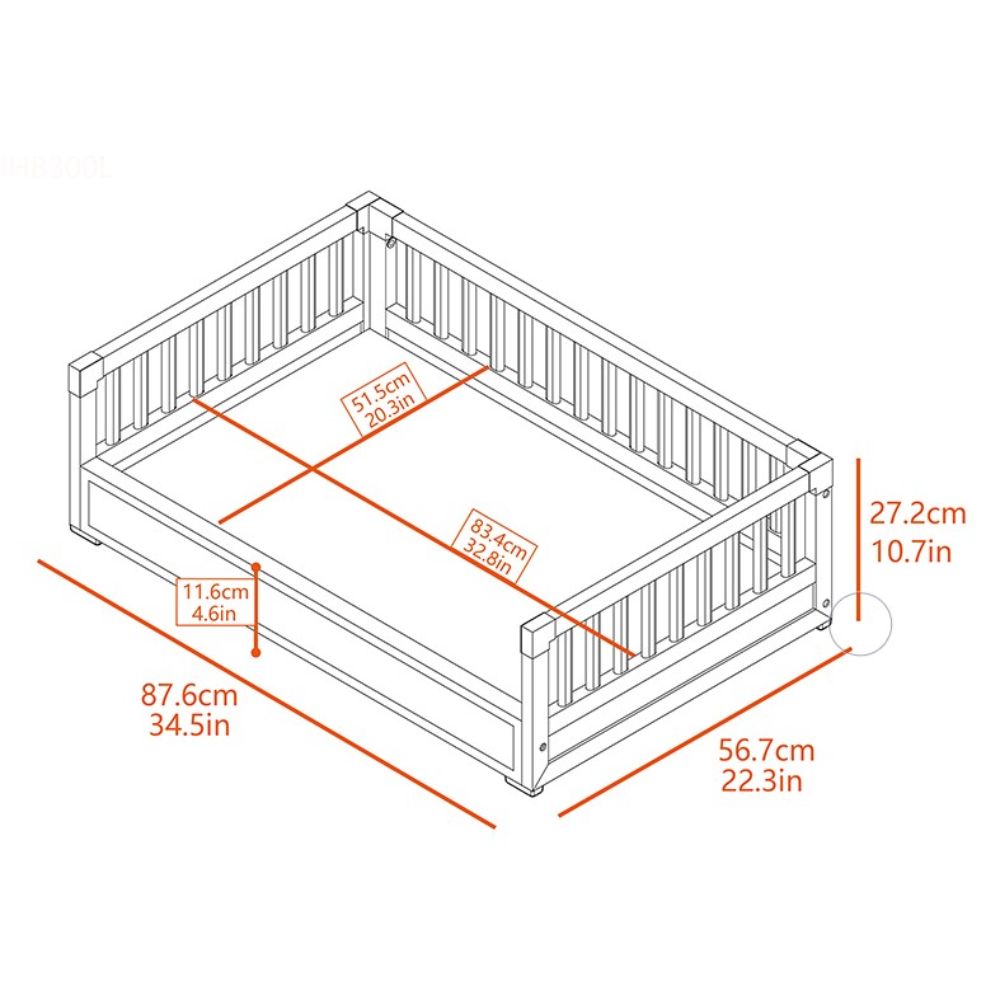 New Age Pet Buddy’s Daybed Dog Bed Large Dimensions