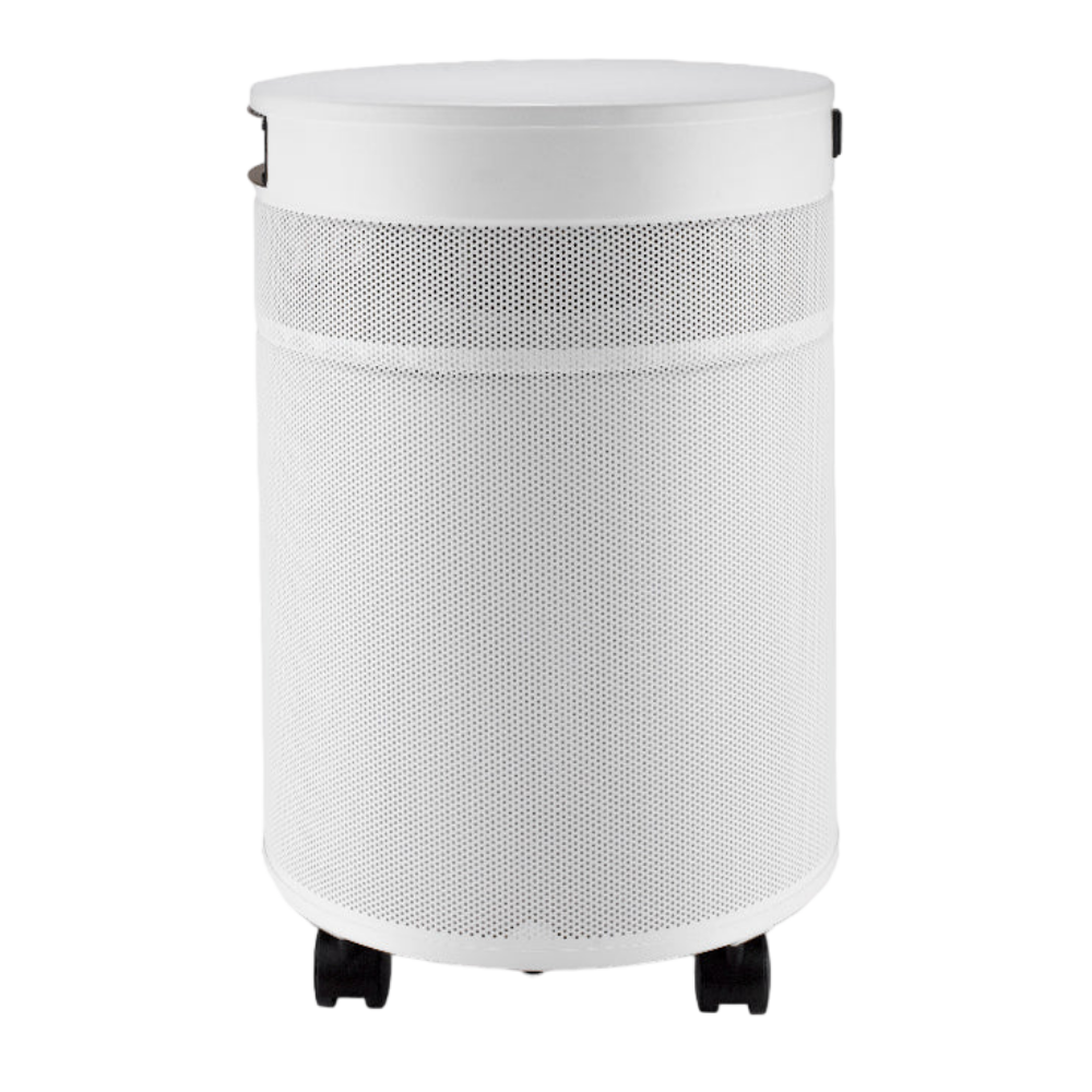 Opposite side of the Airpura UV614 - Germs and Mold Air Purifier, similar in appearance to the other side, with a clean, perforated surface