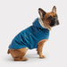 GF PET Insulated Dog Raincoat Dark Blue Elasto Fit
