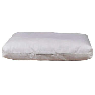 Parchment Bowsers Avenue Dog Bed light beige dog bed with a minimalist design and supportive plush cushion