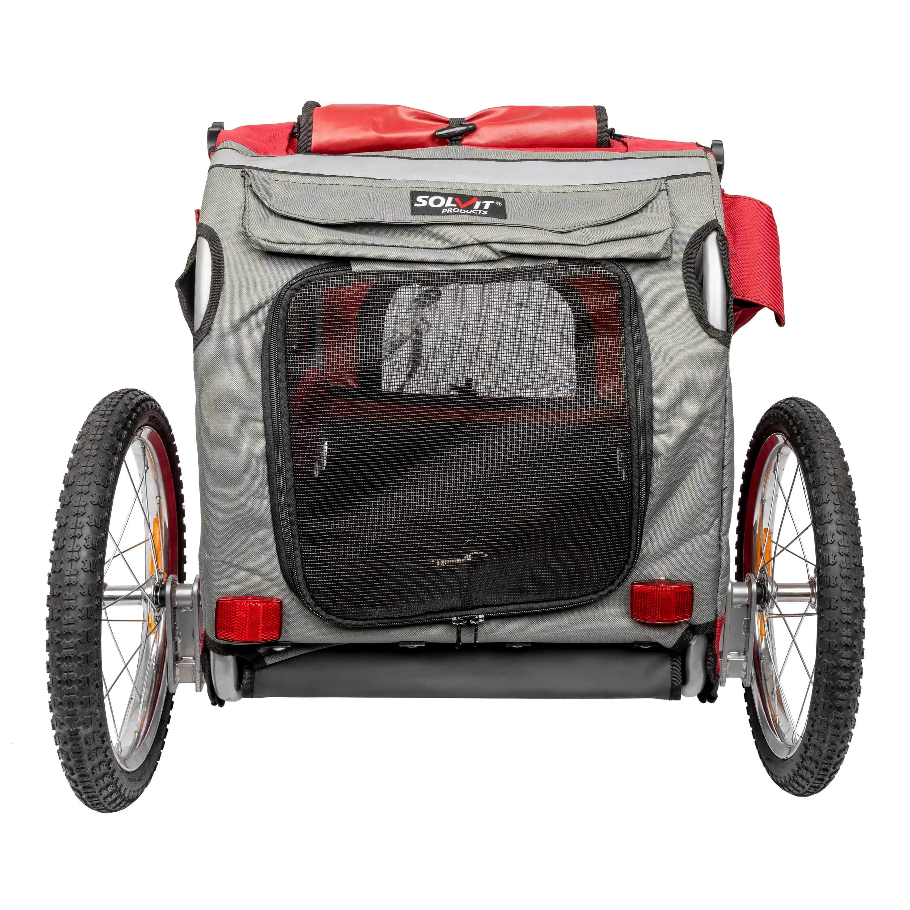 PetSafe Happy Ride Steel Pet Bicycle Trailer Back View Close Up
