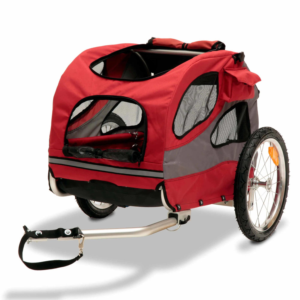 PetSafe Happy Ride Steel Pet Bicycle Trailer Back View