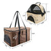 Petique Deluxe Double Decker Pet Stroller Brown Bag Dimensions