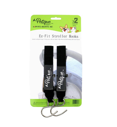 Petique EZ-Fit Pet Stroller Hooks Set of 2 Box