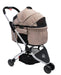 Petique Newport Pet Stroller (3-in-1 Travel System) Champagne