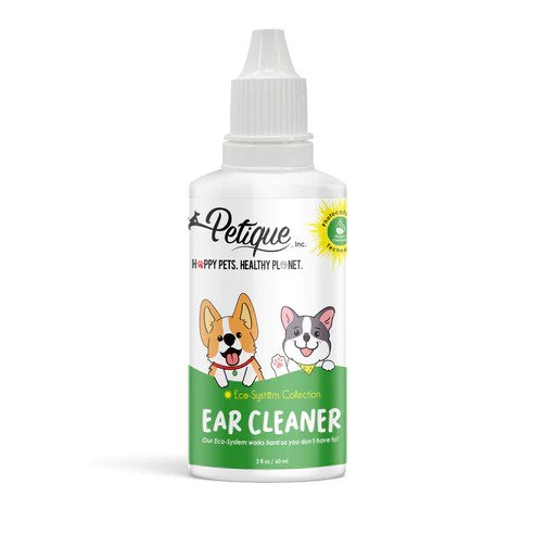 Petique Odor Eliminating Ear Cleaner with Photocatalyst Technology 2 oz 1 Ear Cleaner
