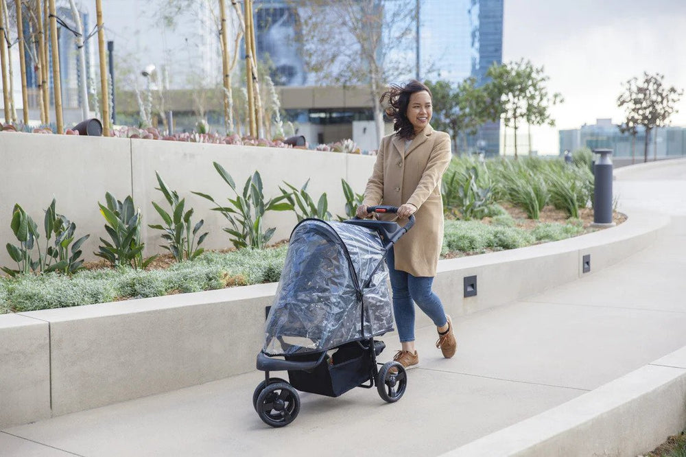 Petique Rain Cover for Pet Strollers Actual