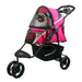 Petique Revolutionary Pet Stroller for Dogs and Cats Supernova Pink