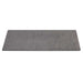 Pewter Bones Bowsers Gourmet Placemat For Artisan Dog Feeder with a sleek gray patterned surface designed to catch pet food and water spills