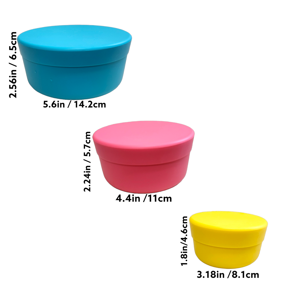 Silicone Food Storage Containers With Lids