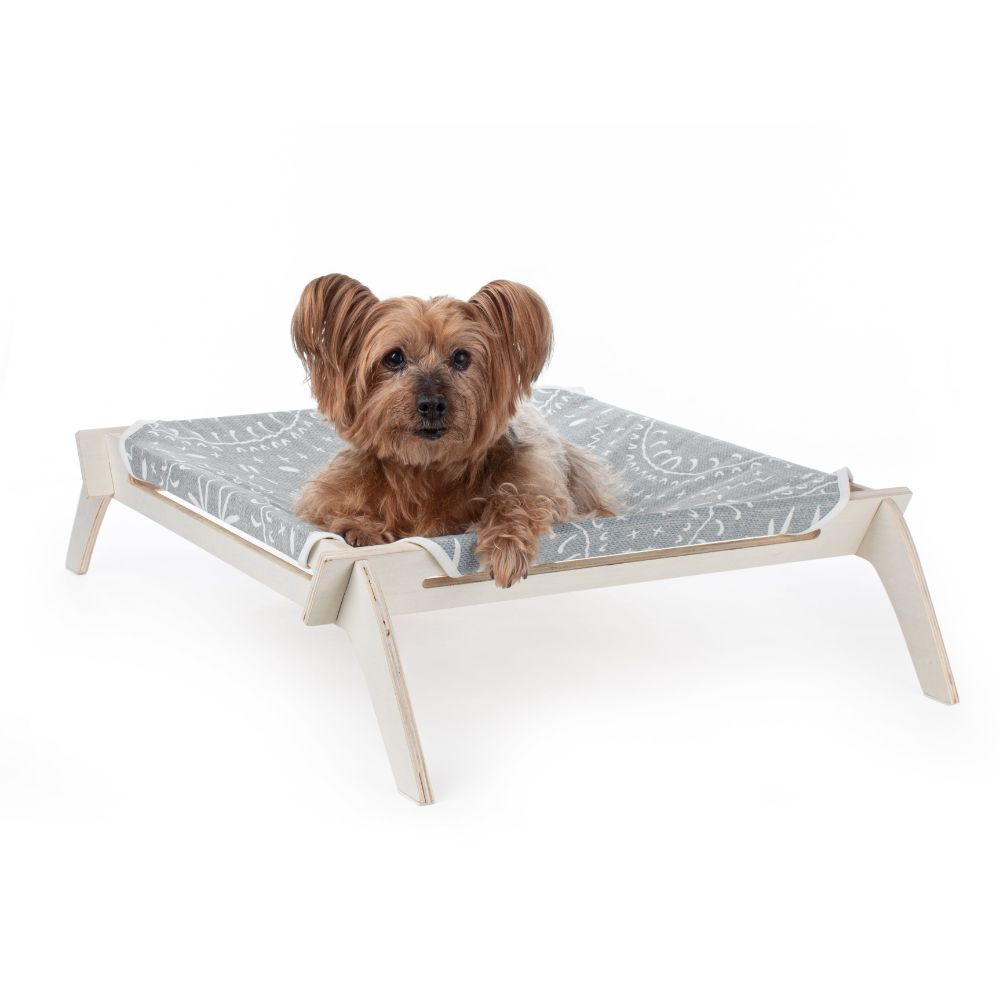 Primetime Petz Designer Pet Lounge With Reversible Fabric Hammock Dog Beds Boho Tile