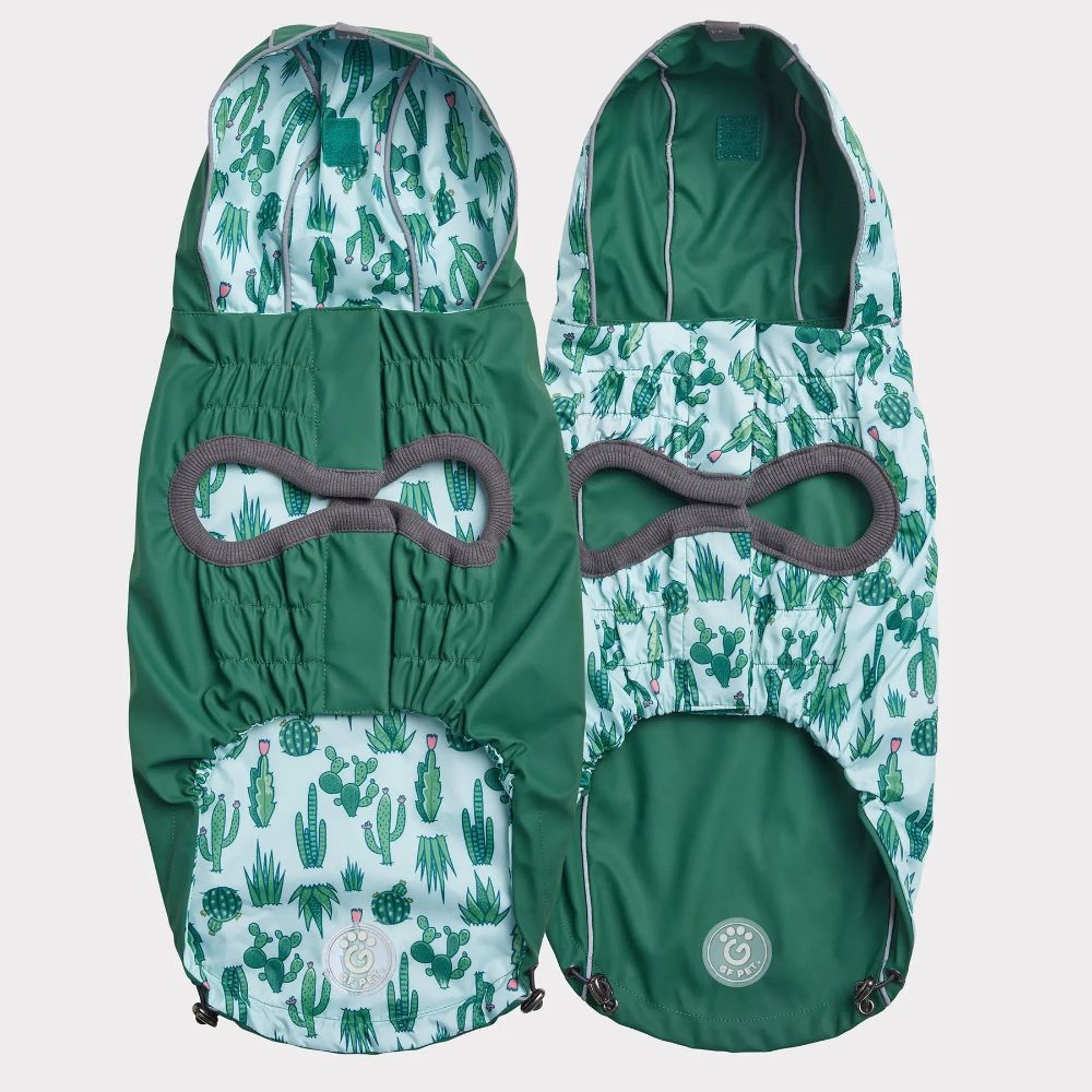 Reversible-Dog-Raincoat---Green-Cactus-Apparel-GF-PET-GF-Pet-Official-Online-Store