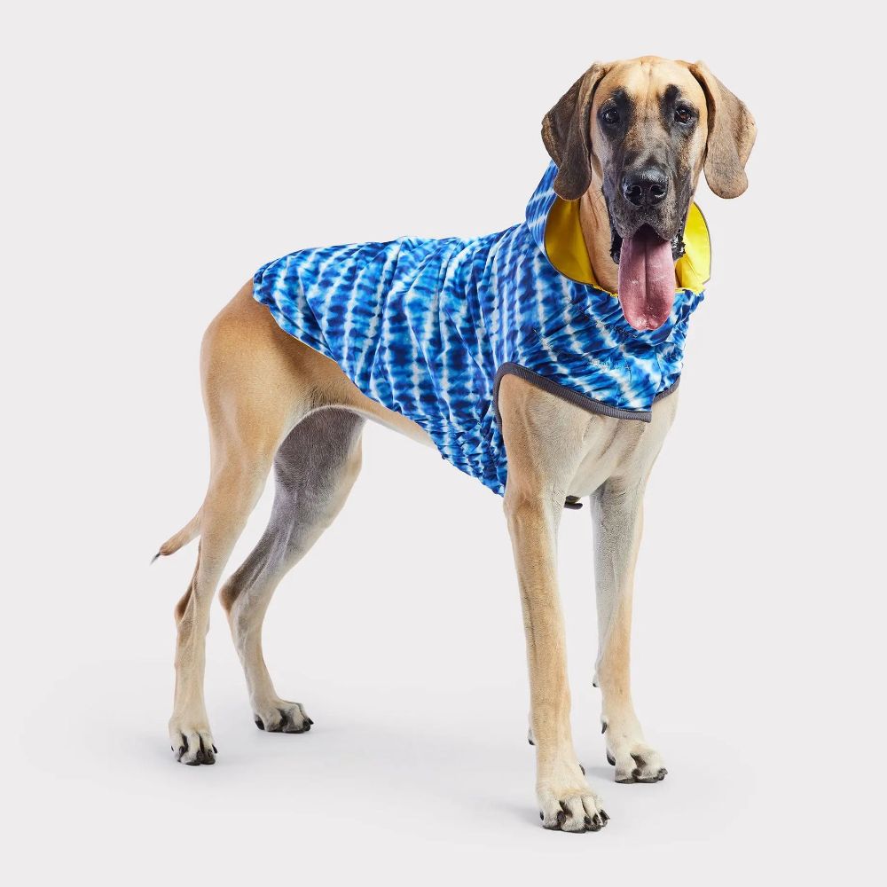 Reversible-Dog-Raincoat---Yellow-Tie-Dye-Apparel-GF-PET-GF-Pet-Official-Online-Store
