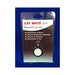 Security Boss Elite Super Selective Single Lockable Pane Patio Pet Door electronic ID disc in its packaging, labeled 'Cat Mate Elite Electronic I.D. Disc' and presented on a blue background