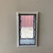 Security Boss MaxSeal PRO Pet Door for Walls - Installed inside view showing the clear flap allowing visibility outside