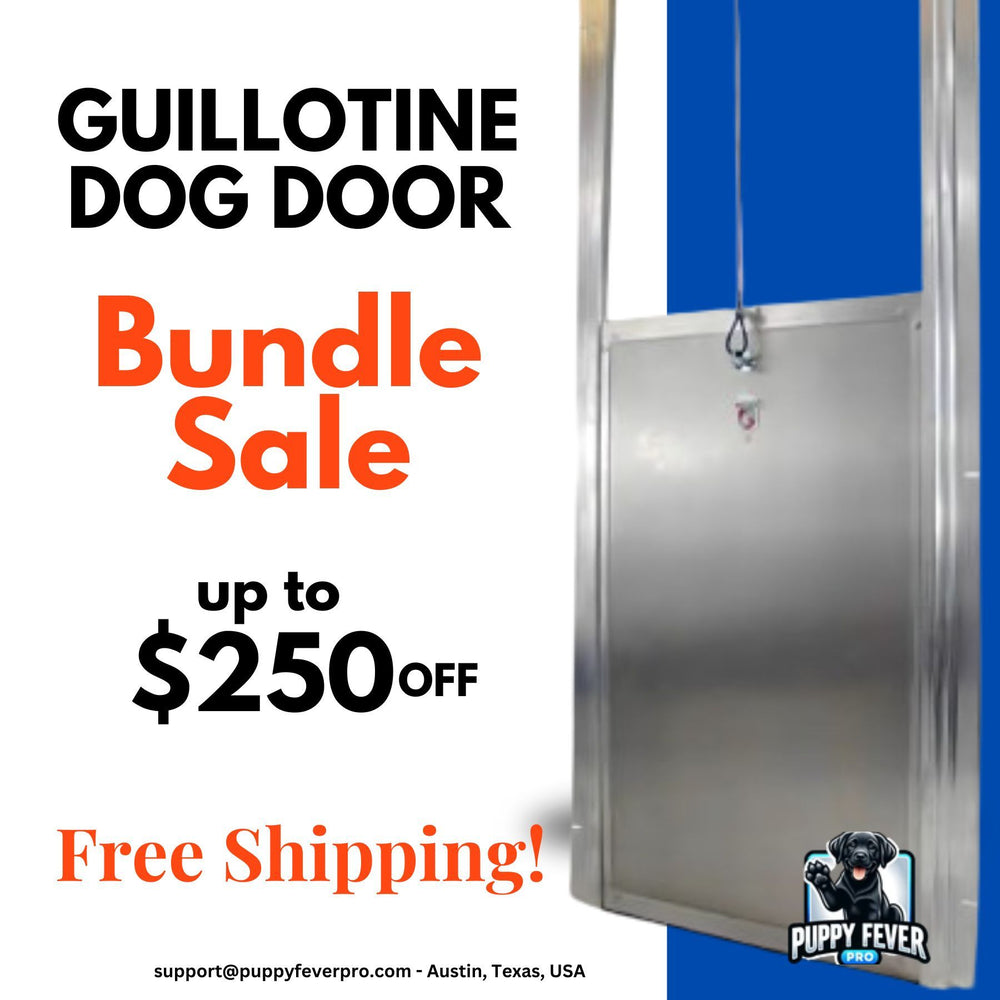 Bundle Sale: Security Boss Insulated Guillotine Dog Door
