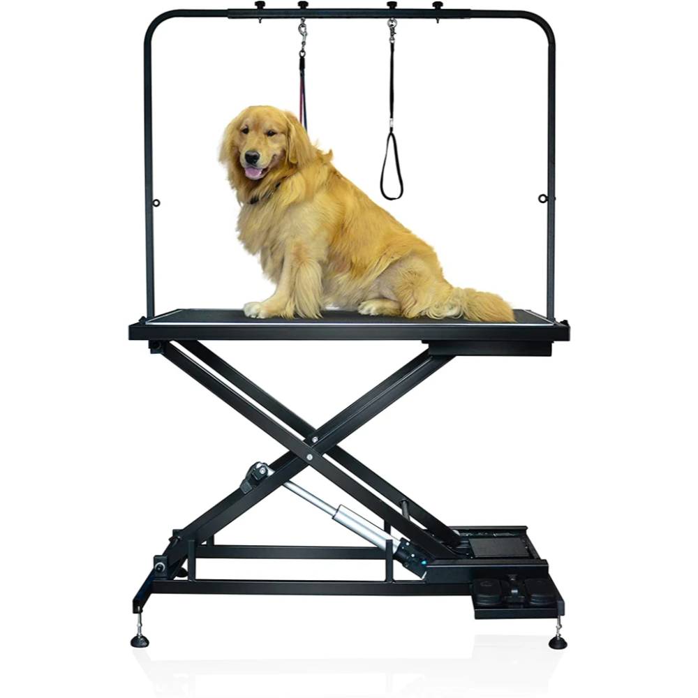 Dog grooming table outlet with wheels