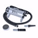 Silver K-9 II Dog Dryer includes a flexible hose, nozzle attachments, and grooming accessories for fast pet drying