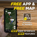 Smartphone map tracks a dog’s movement in real time using Dogtra Pathfinder2 Mini GPS E-Collar app with GPS and free maps
