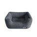 The Hello Doggie Baby Dog Bed in Pewter offers a sleek and comfortable resting place for pets