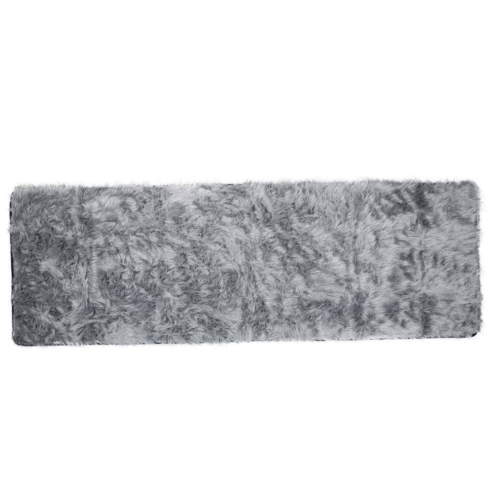 The Paw PupProtector™ Waterproof Bed Runner - Charcoal Grey is shown by itself, laid out flat