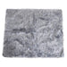 The Paw PupProtector™ Waterproof Throw Blanket - Charcoal Grey is displayed flat, showcasing its plush texture