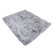 The Paw PupProtector™ Waterproof Throw Blanket - Charcoal Grey is displayed flat, showing its full size and texture