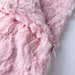 The image shows a close-up view of the Hello Doggie Bella Pup Sleeping Bag in baby pink with a visible zipper
