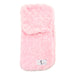 The image shows a pink Hello Doggie Snuggle Pup Sleeping Bag