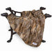 The image shows a soft brown red fox Hello Doggie Deluxe Dog Blanket draped over a dog-shaped holder