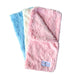 The image shows three folded Hello Doggie Bella Pup Sleeping Bags in baby blue, ivory, and baby pink