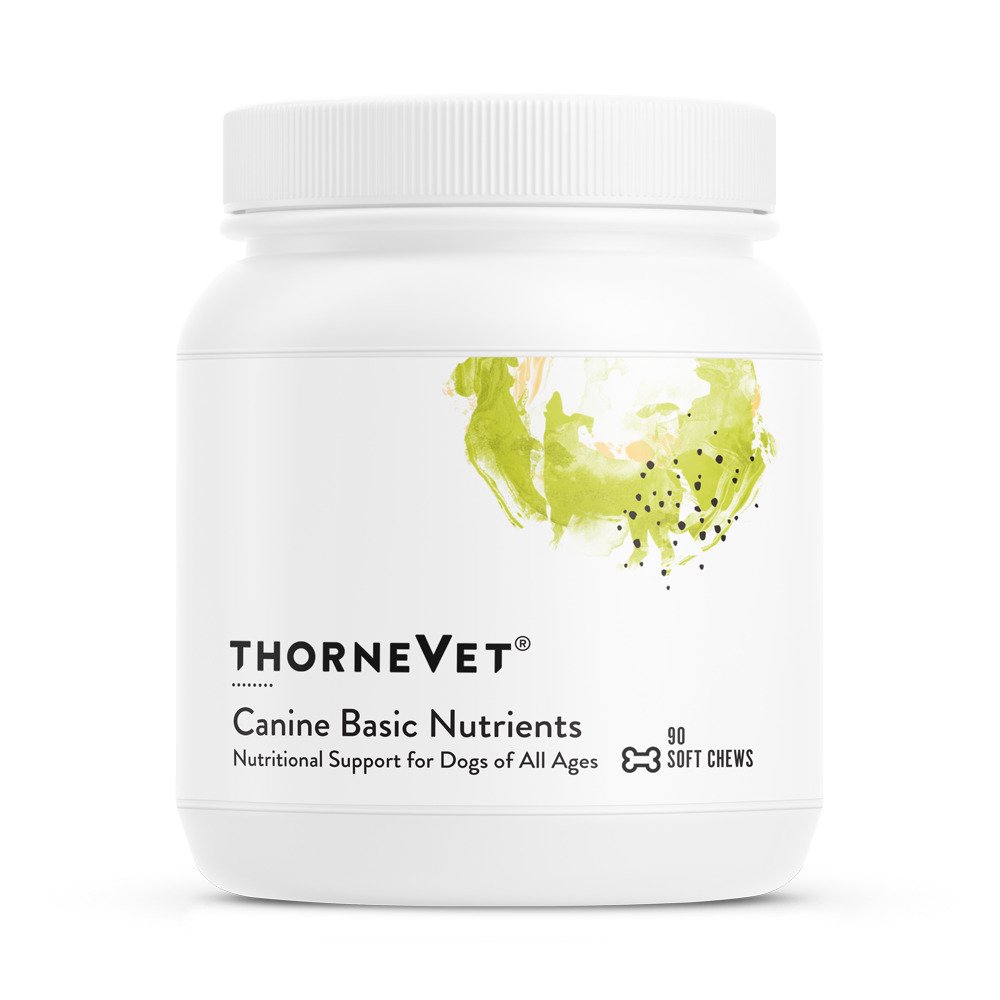 Thorne Vet Canine Basic Nutrients - 90 Soft Chews Front Part