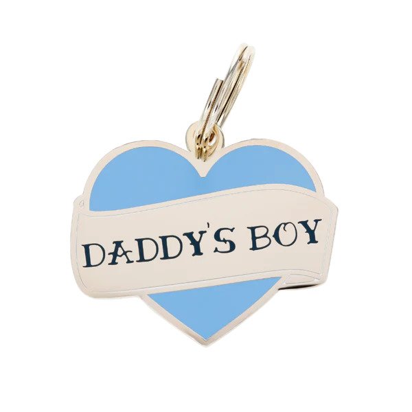 Two Tails Pet Company Daddy's Boy Pet ID Tag