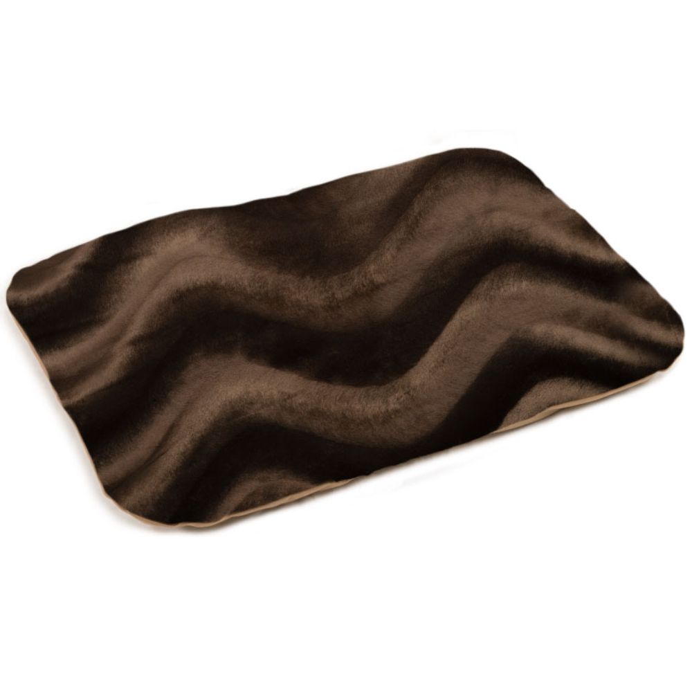 Wash’n Zip Pet Bed Puppy Poofer Bed Cover Chocolate Brown