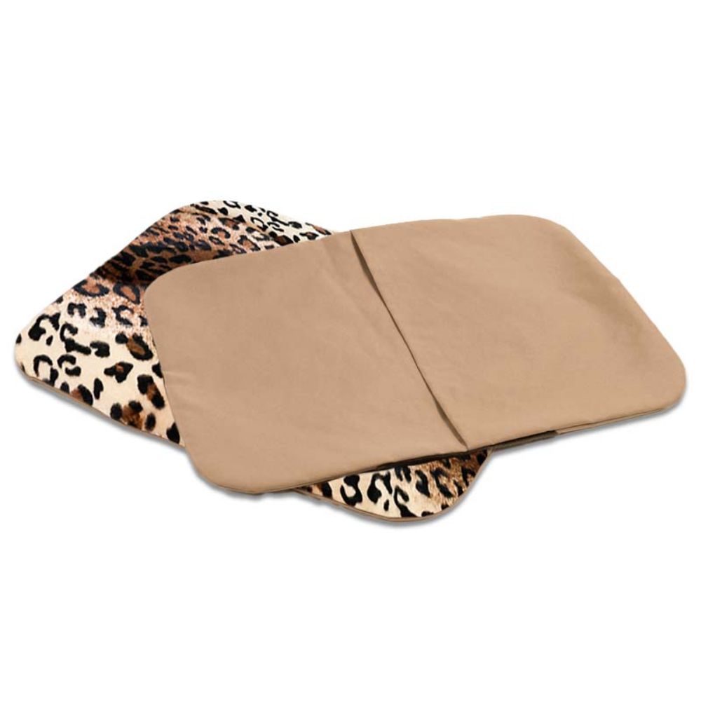 Wash’n Zip Pet Bed Puppy Poofer Doggie Bed Cover Animal Print