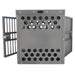 Zinger Heavy Duty Aluminum Cage Dog Crate Side Side Entry