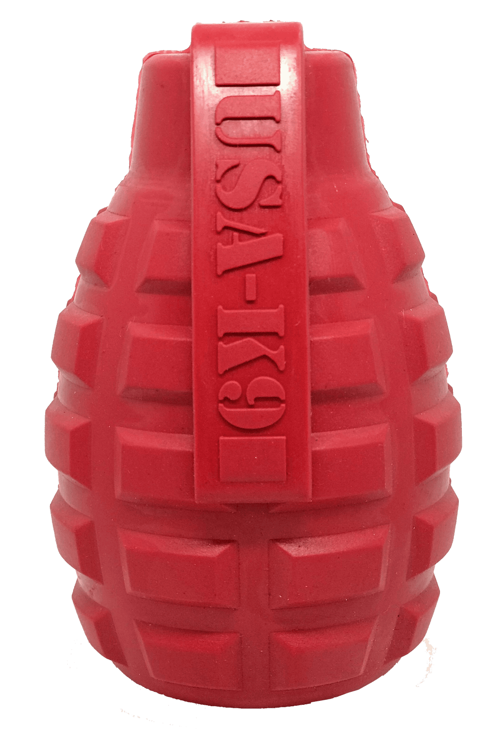 USA-K9 Grenade Durable Rubber Chew Toy & Treat Dispenser