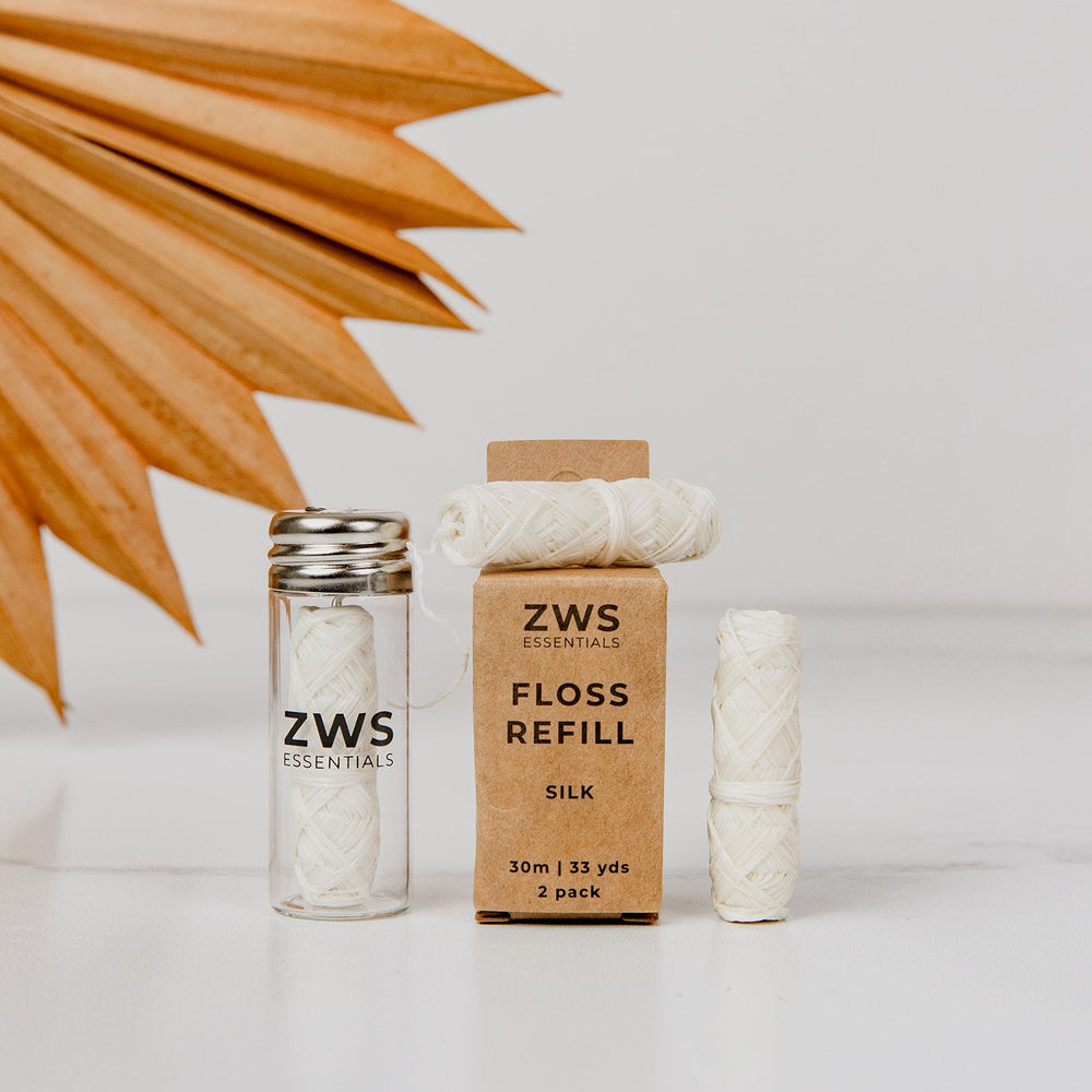 Silk Floss - Zero Waste Dental Floss, 30m, Biodegradable, Refillable