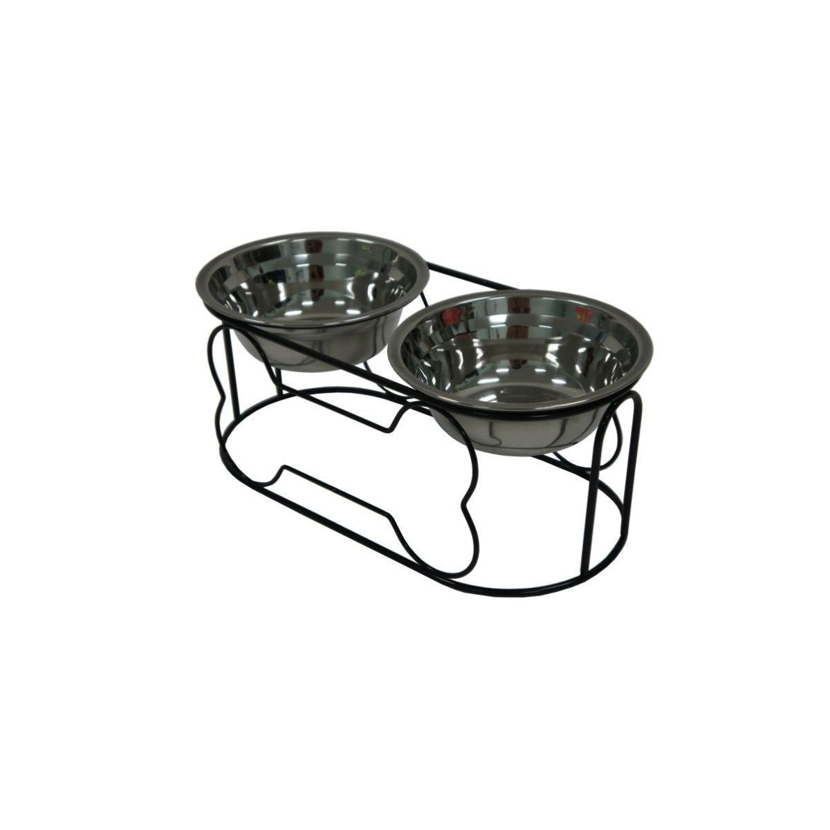 YML Dog Water Bowl & Food Bowl with Iron Stand