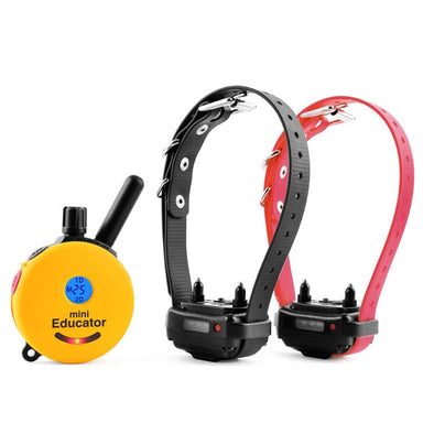E-Collar ET-302 Two Dog Mini Educator with 1/2 Mile Remote Dog Trainer Yellow