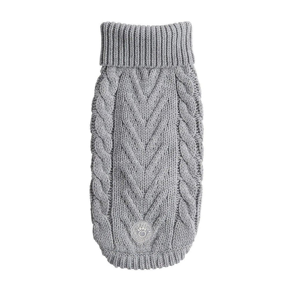 GF PET Chalet Dog Sweater Grey