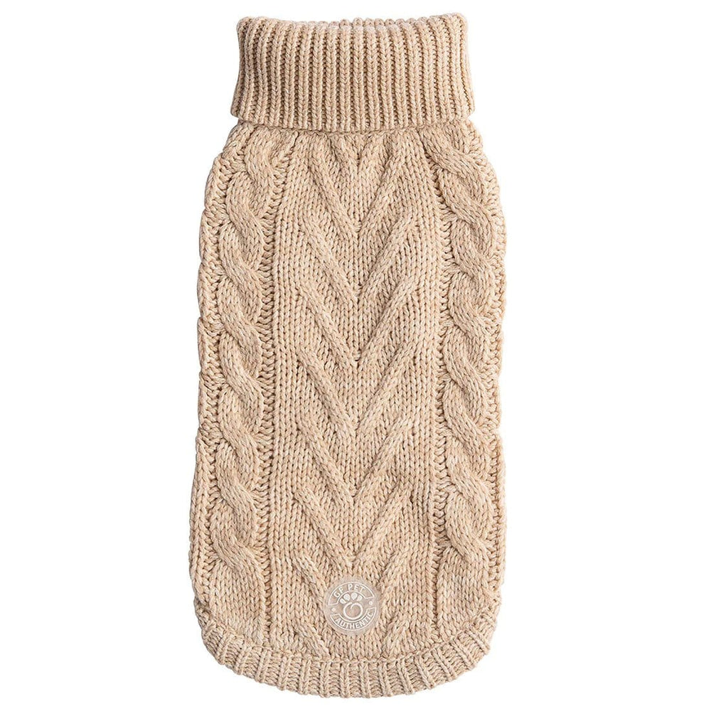 GF PET Chalet Dog Sweater Oatmeal